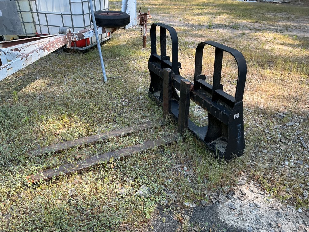 Metal Fork Attachment for Skid Steer or Tractor Use
