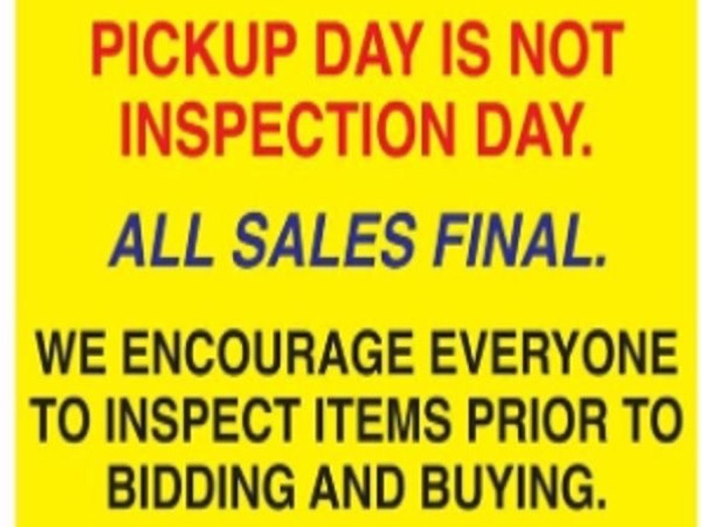 Auction Preview Saturday May 10, 11 am