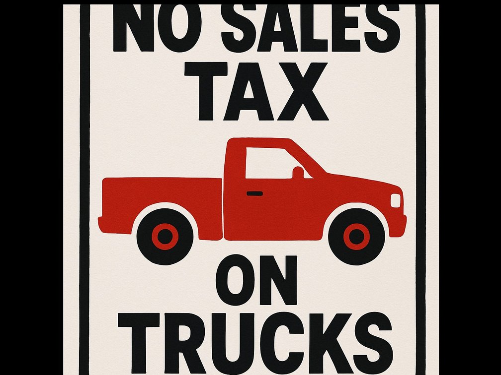 No Sales Tax on Trucks