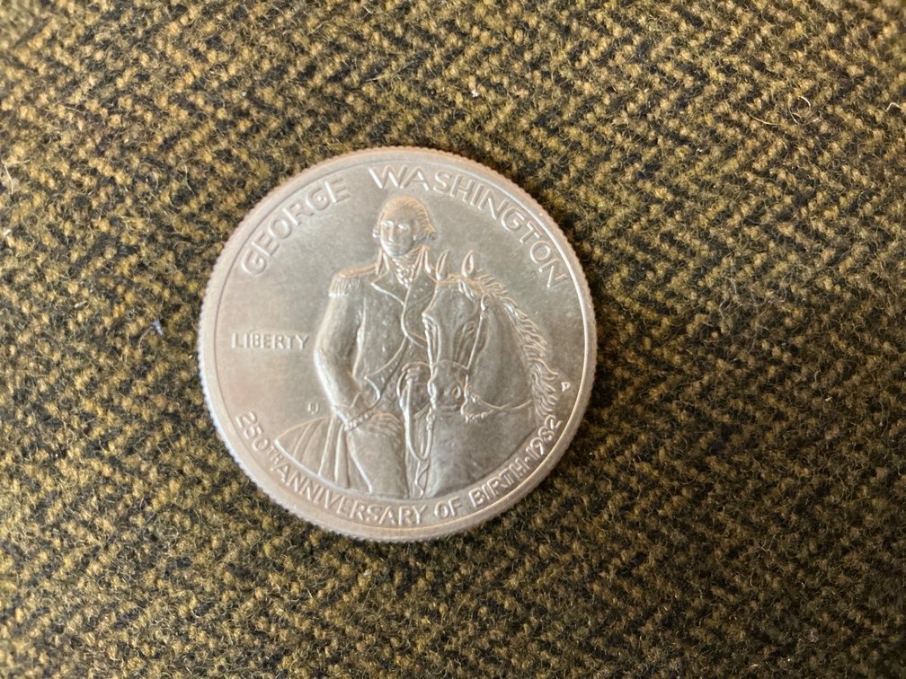 1982 George Washington 90% Silver Half Dollar Commemorating 250th Birth Anniversary