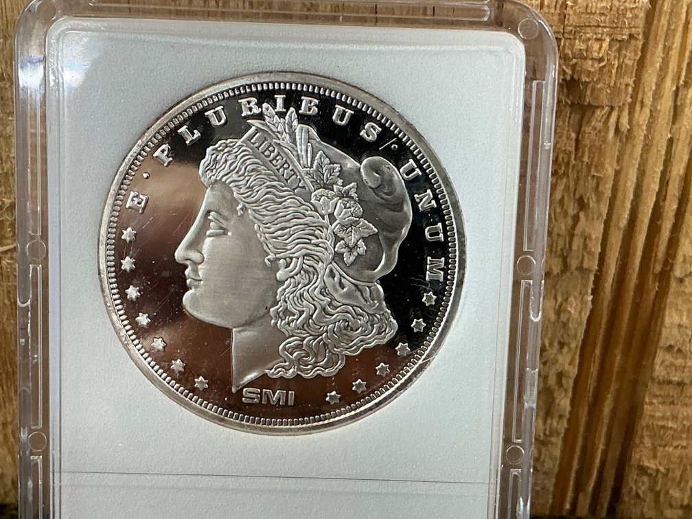 Sunshine Minting 1 Troy Ounce .999 Fine Silver Round with MintMark SI