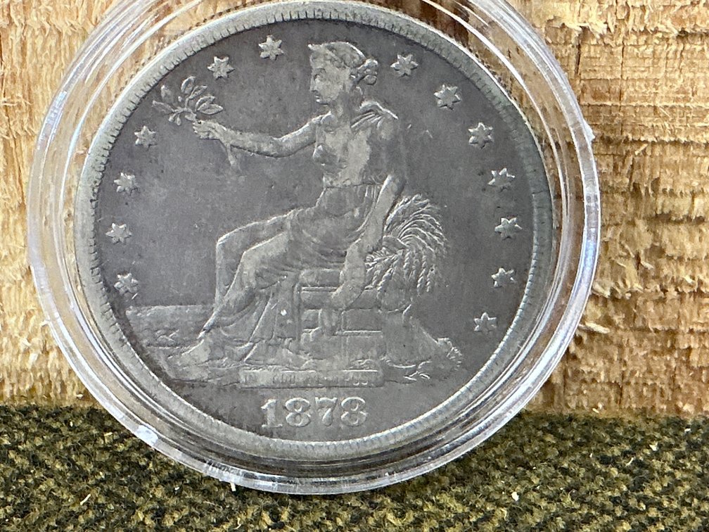 1878S United States Trade Dollar, 90% Silver