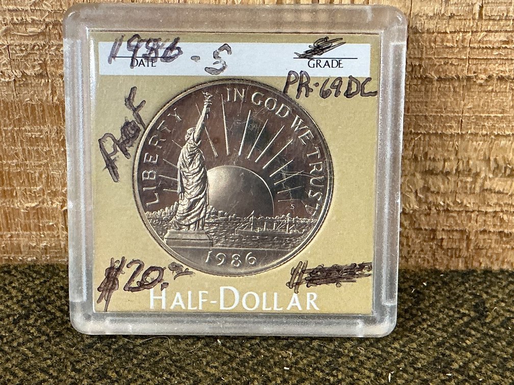 1986-S Proof Statue of Liberty Commemorative Half Dollar