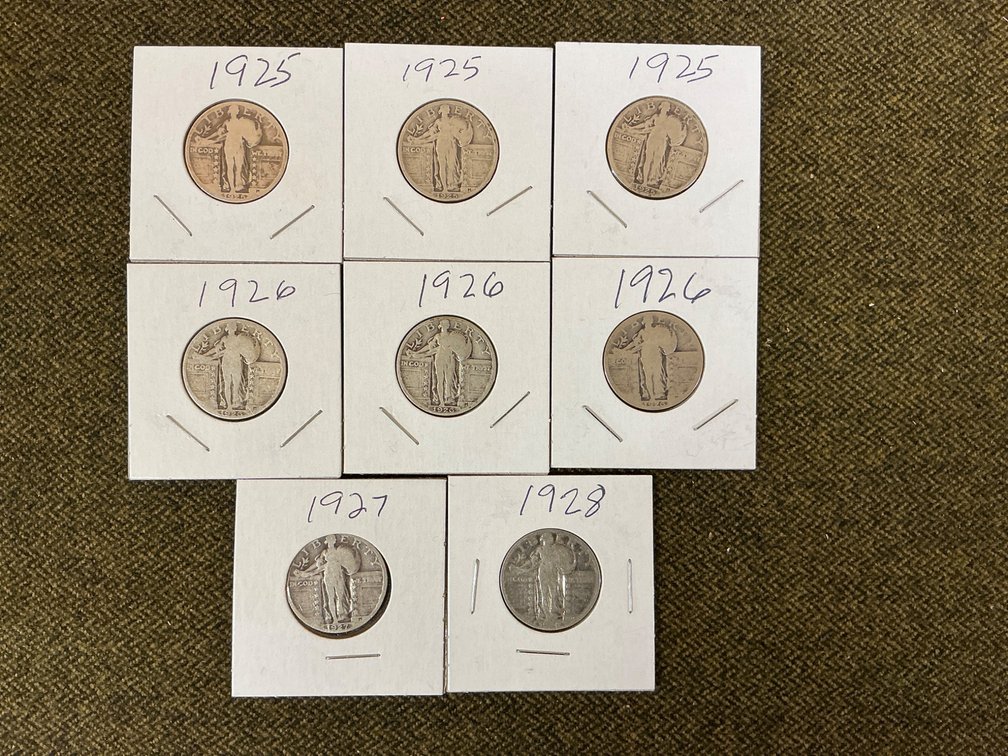 Standing Liberty Silver Quarters (1925-1928)