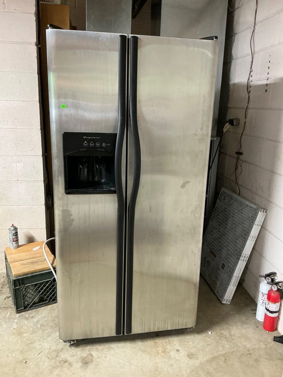 Frigidaire Side-by-Side Refrigerator and Freezer with Ice Maker Capability