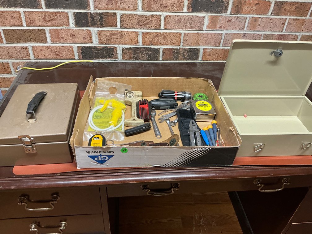 Tools and Lockable Metal Box Set