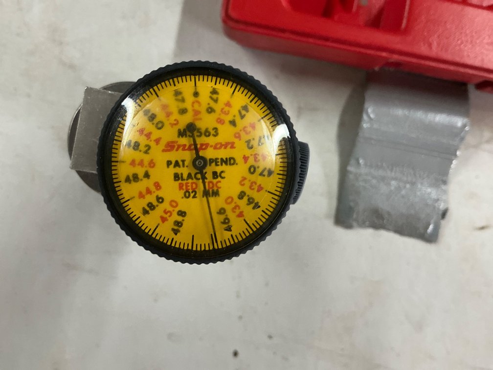 Snap-on M3563 Diesel Timing Gauge with Case