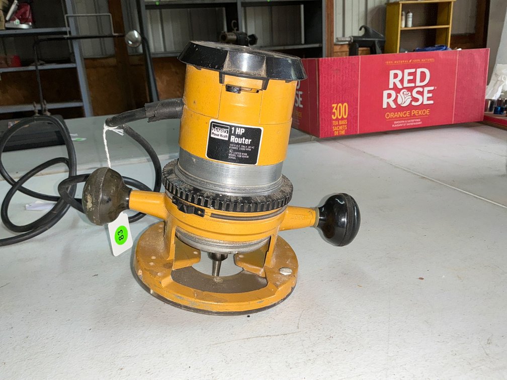 Montgomery Ward Powr-Kraft 1 HP Router Model TGB 9542B