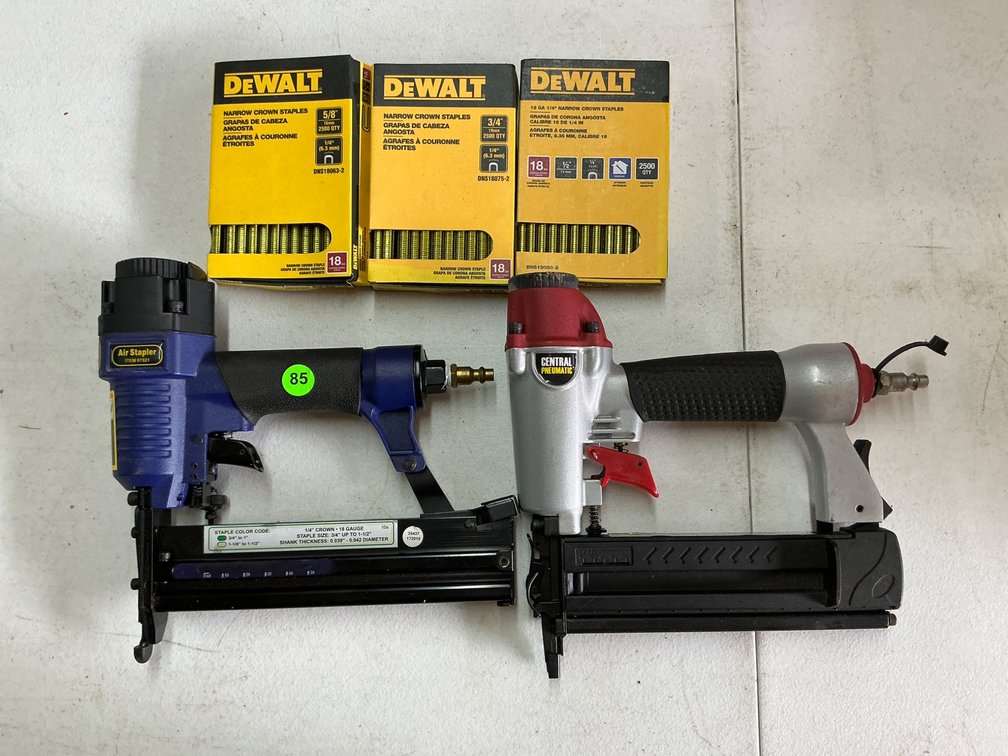 Nailers and Air Stapler with DEWALT Staples and Nails