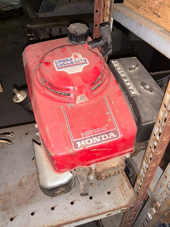 Honda HR194 Gasoline Engine with Compression, Fuel Empty