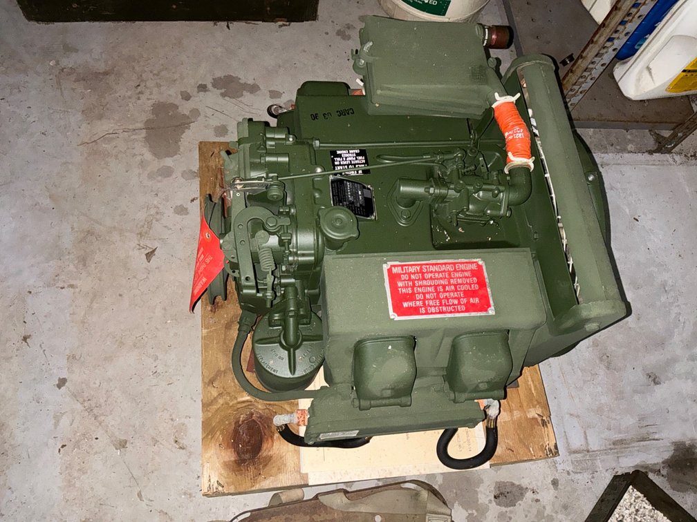 Military-Grade Gasoline Engine in Original Packaging