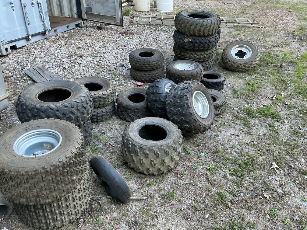 ATV and Utility Vehicle Tires Including Some With Wheels