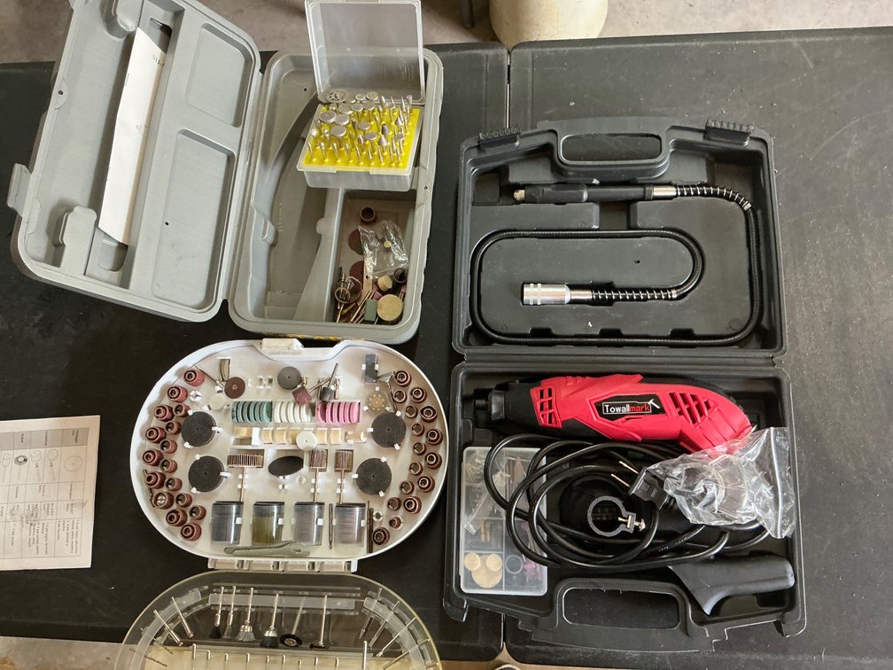 Rotary Tool Kit With Accessories and Storage Cases