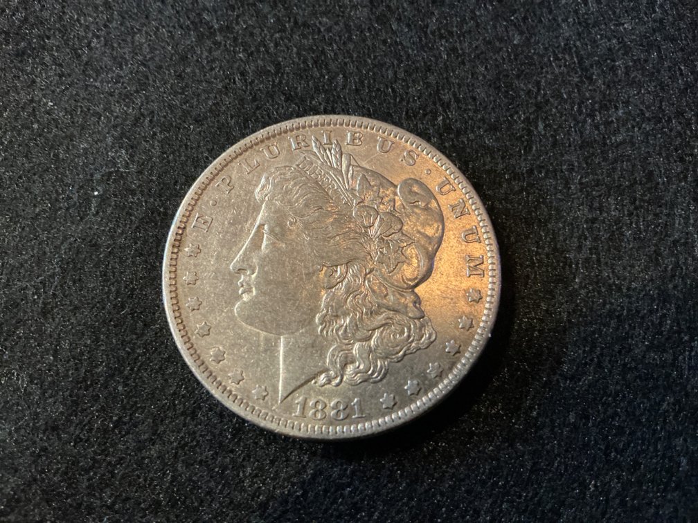 1881 Morgan Silver Dollar With O Mint Mark