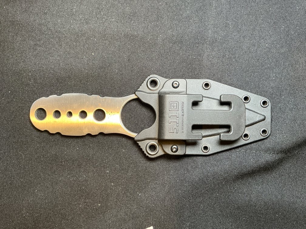 2012 5.11 Tactical Fixed Blade Knife With Sheath