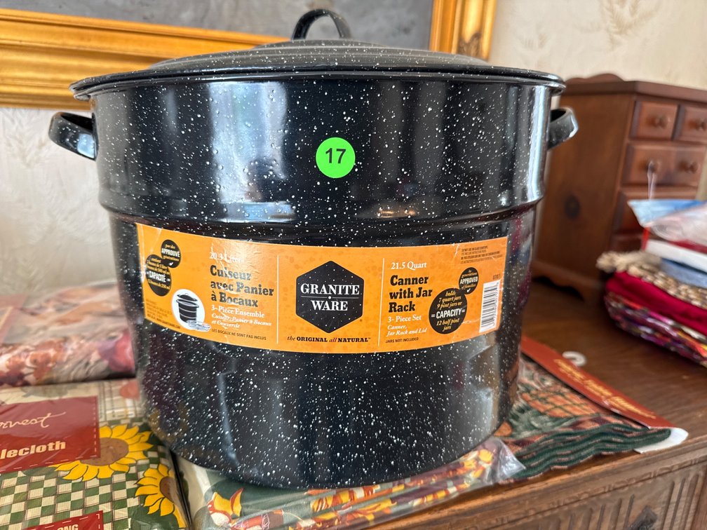 Granite Ware 21.5-Quart Canner with Jar Rack – Never Used