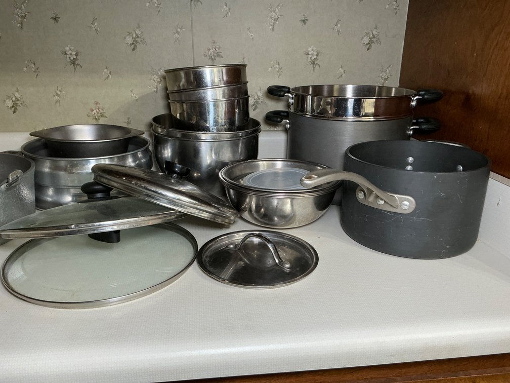 Assorted Cookware Set – Includes Calphalon Pots and Pans