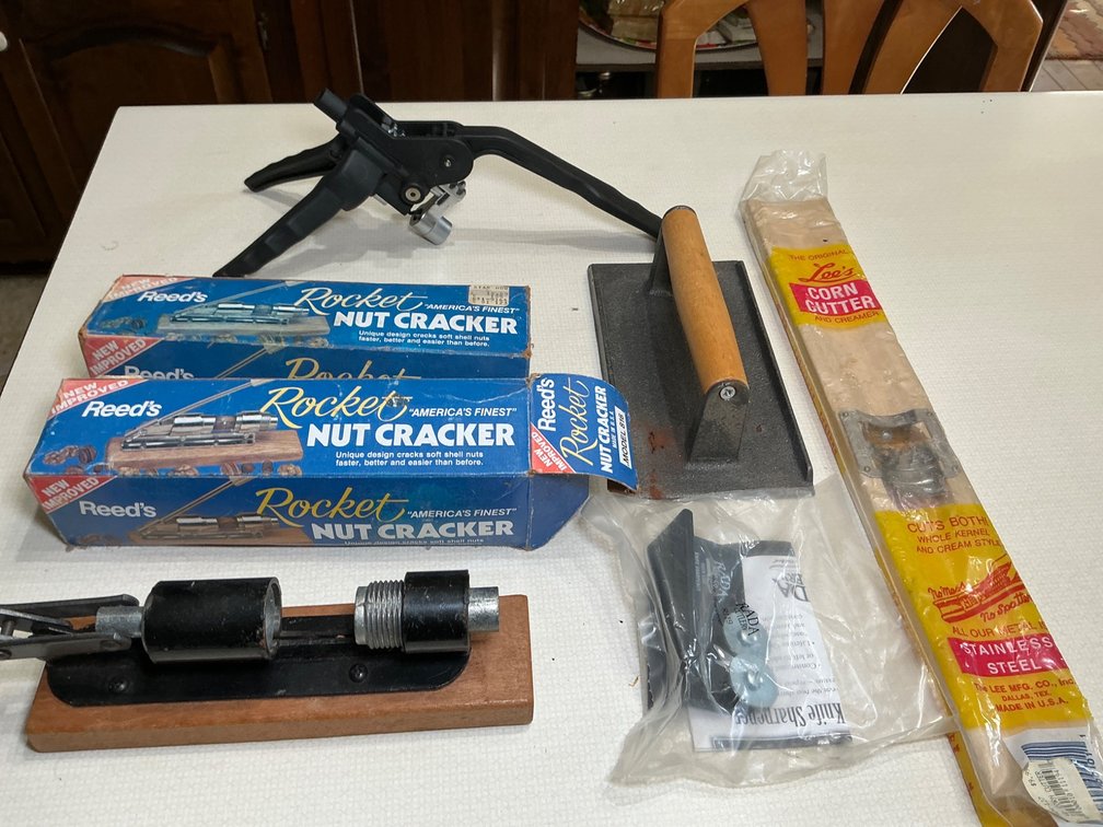 Collection of Classic Kitchen Tools Featuring Reeds Nut Cracker and More