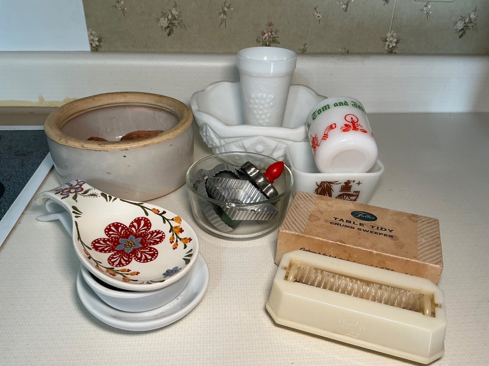 Assorted Household Items Featuring Ceramics and Kitchenware