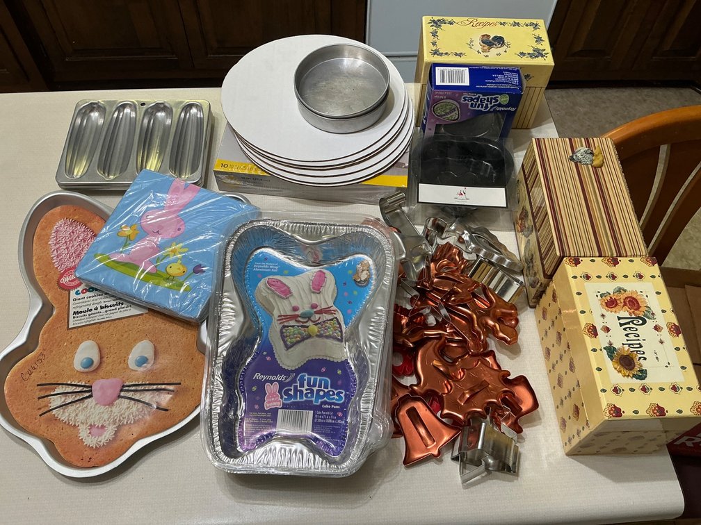 Collection of Baking and Pastry Tools featuring Themed Cookie Cutters