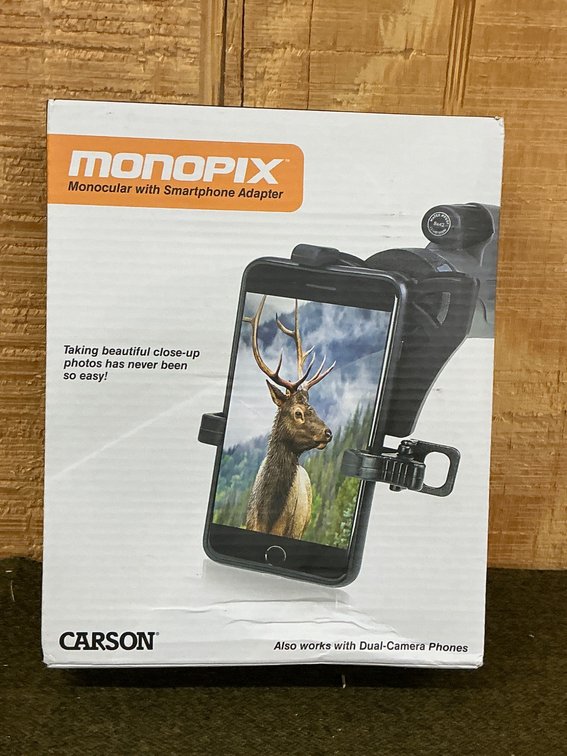 New Carson Monopix Monocular With Smartphone Adapter