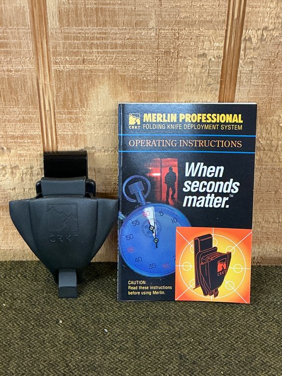 CRKT Merlin Professional Folding Knife Deployment System with Manual