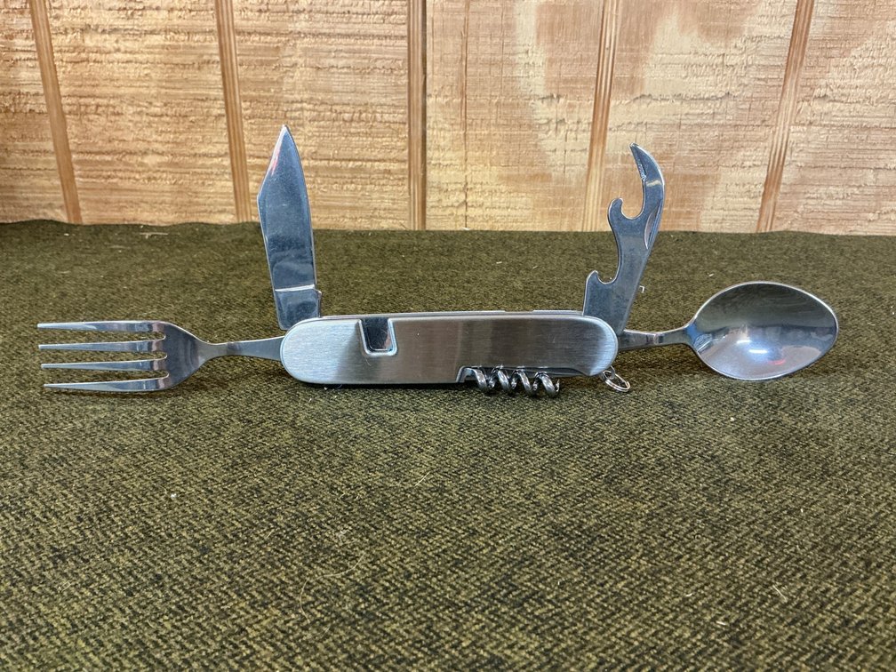 6-Function Camper Tool in Original Packaging