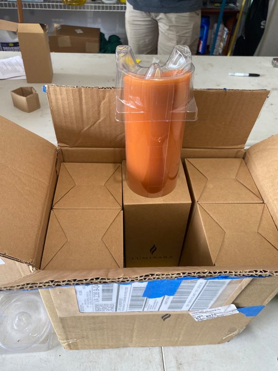 Pillar Candles with Boxes