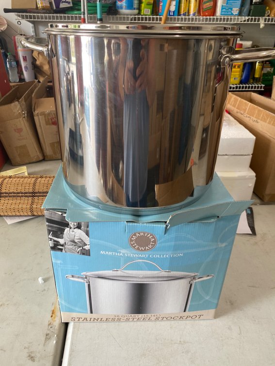 Martha Stewart Collection 16-Quart Stainless Steel Stockpot