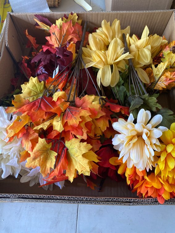 Artificial Floral Arrangements and Wreath