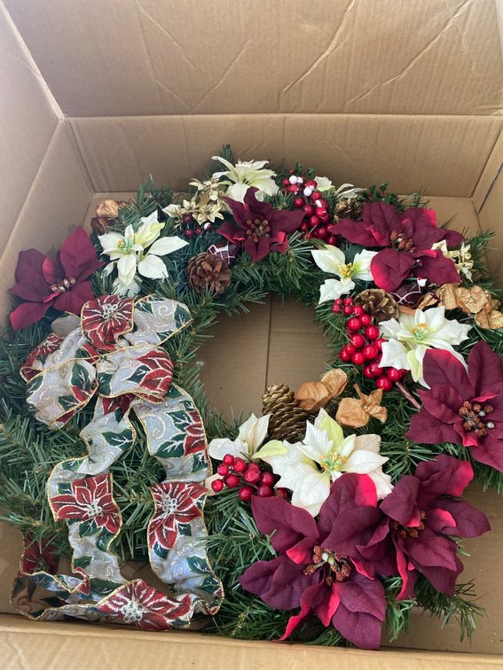 Four Seasonal Decorative Wreaths in Various Styles