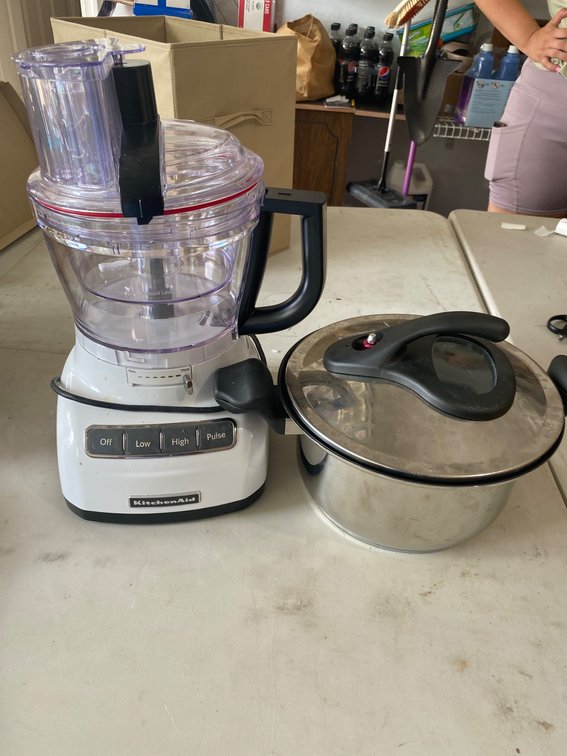 KitchenAid Food Processor with Accessories and Stainless Steel Pot