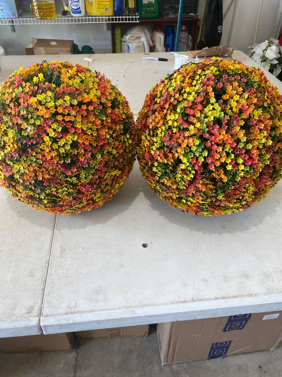 Artificial Floral Topiary Spheres