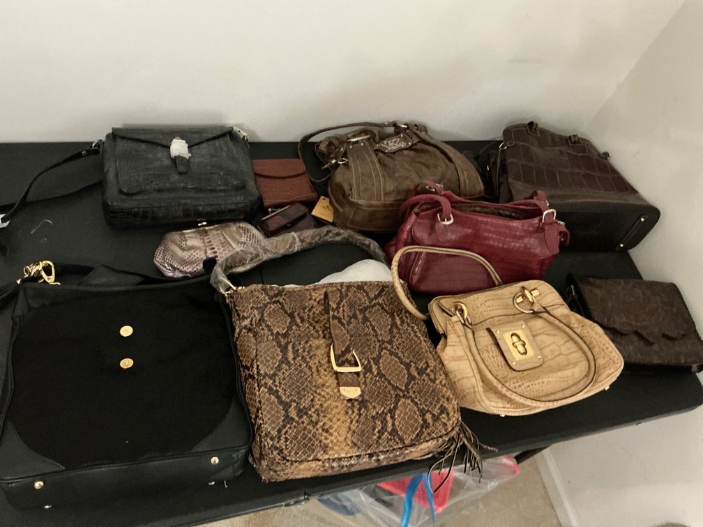 Animal Print and Design Purses with Mixed Styles and Materials