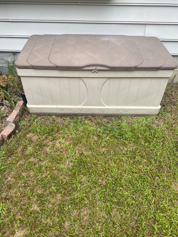 Outdoor Patio Storage Chest with Hinged Lid Backyd