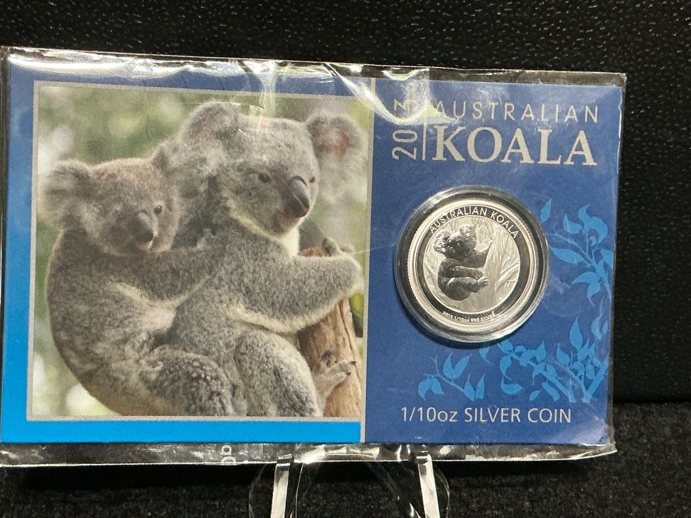 2013 Australian Koala 1/10 oz Silver Coin Mint in Original Packaging