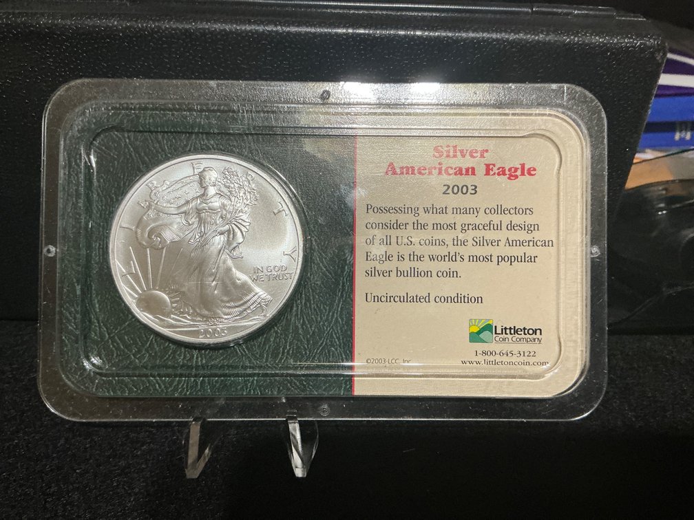 2003 Silver American Eagle in Uncirculated Condition