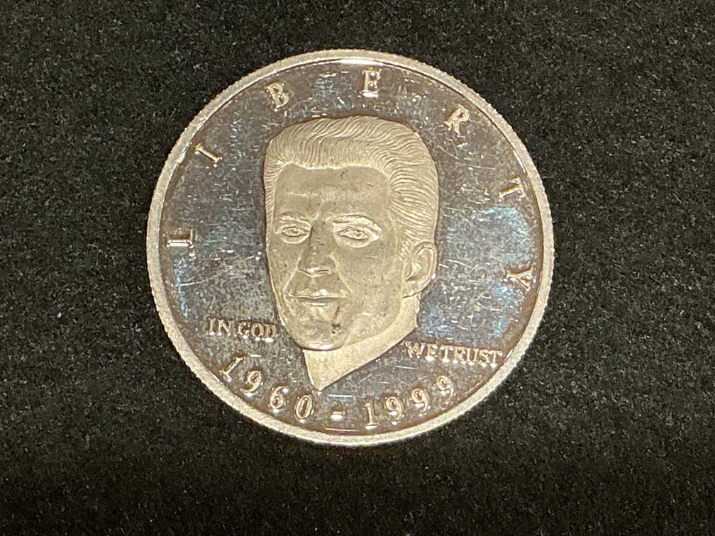 JFK Jr Silver Medal Commemorating 1960-1999