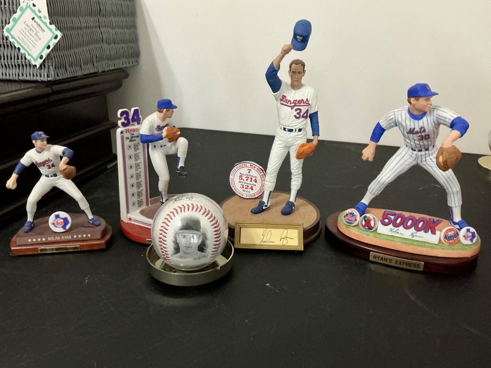 Nolan Ryan Signed Statue and Collectibles Featuring Limited Editions