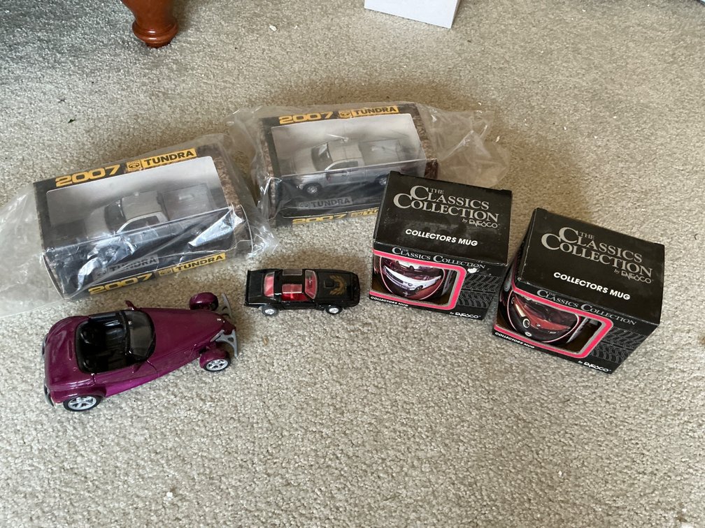 Diecast Cars Collection and The Classics Collection Mugs