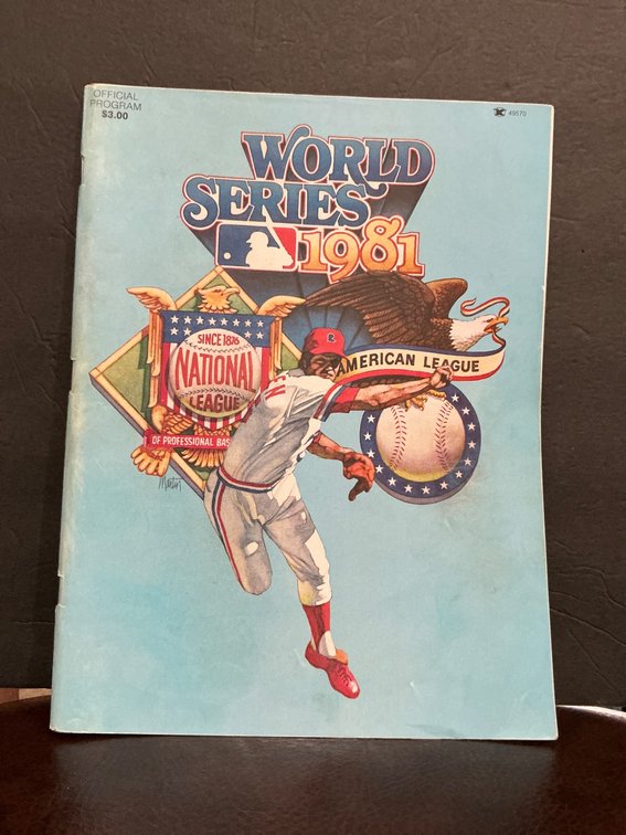 1981 Official World Series Program: Los Angeles Dodgers vs. New York Yankees
