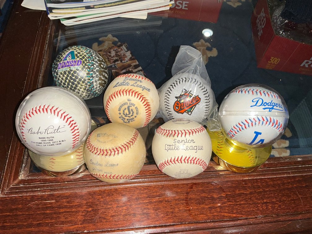 Collector Baseballs Featuring Team Logos 
