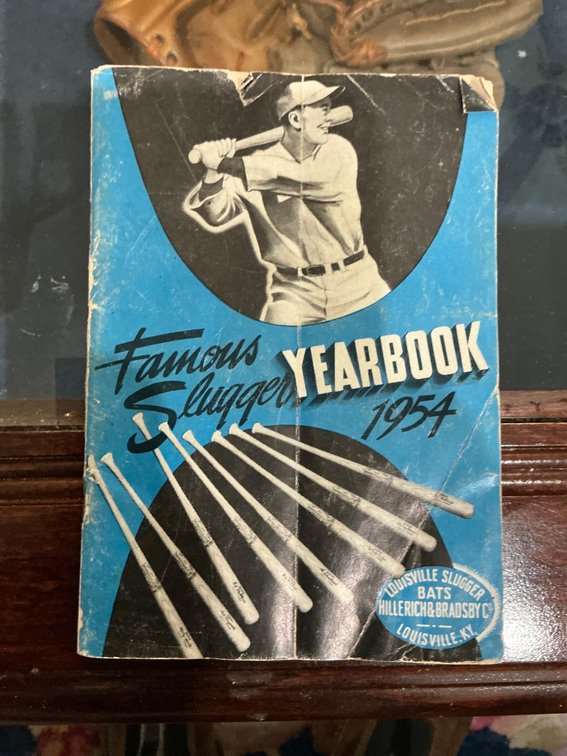 1954 Famous Slugger Yearbook Featuring Baseball Legends