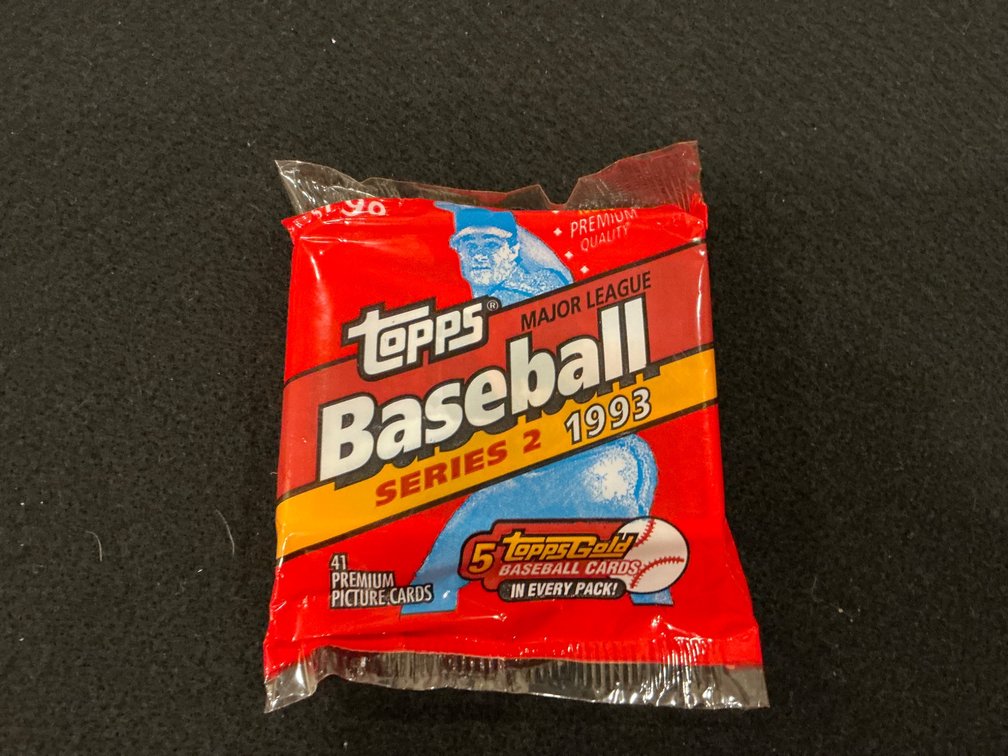 1993 Topps Baseball Series 2 Unopened Trading Card Pack