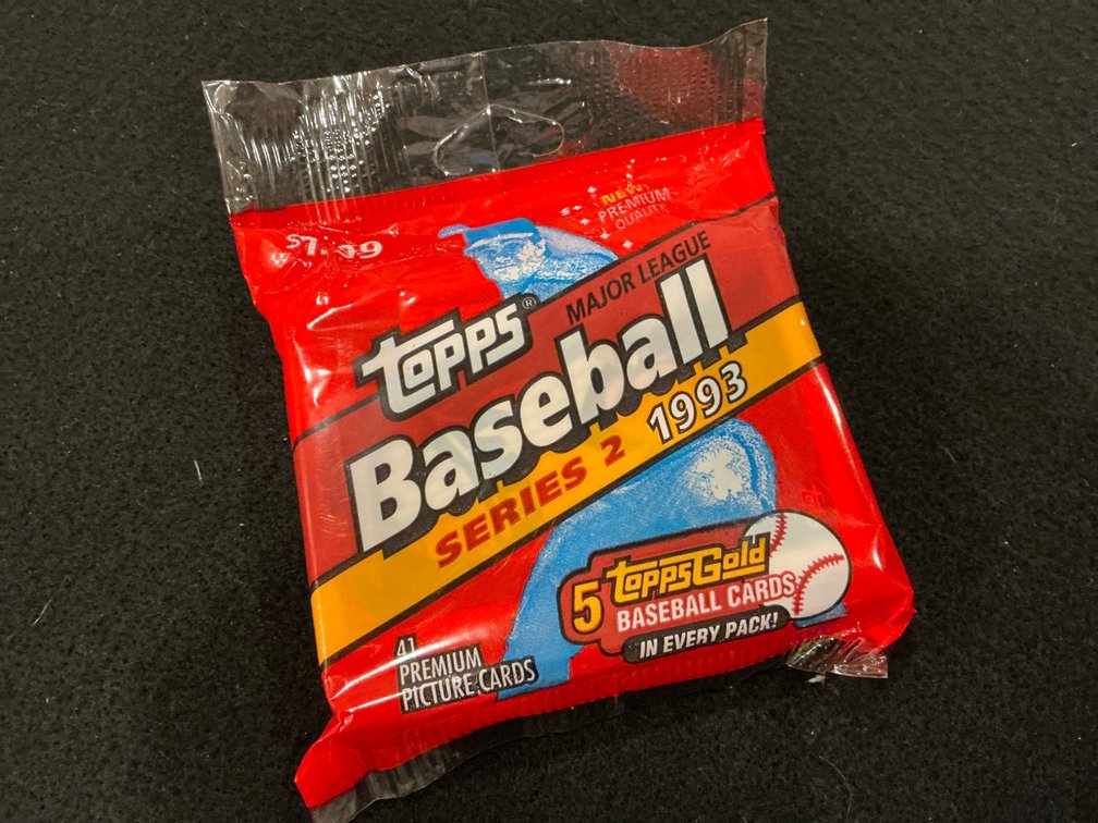 1993 Topps Baseball Cards Series 2 Unopened Pack 