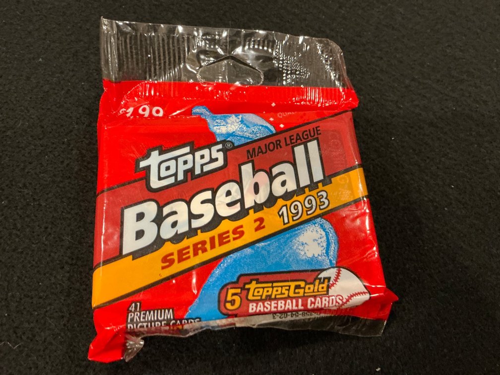 1993 Topps Baseball Series 2 Unopened Pack with 41 Cards