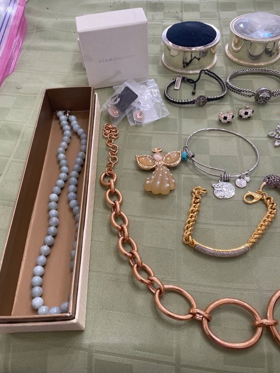 Collection of Jewelry Including Necklaces, Earrings, Bracelets, and Pendants
