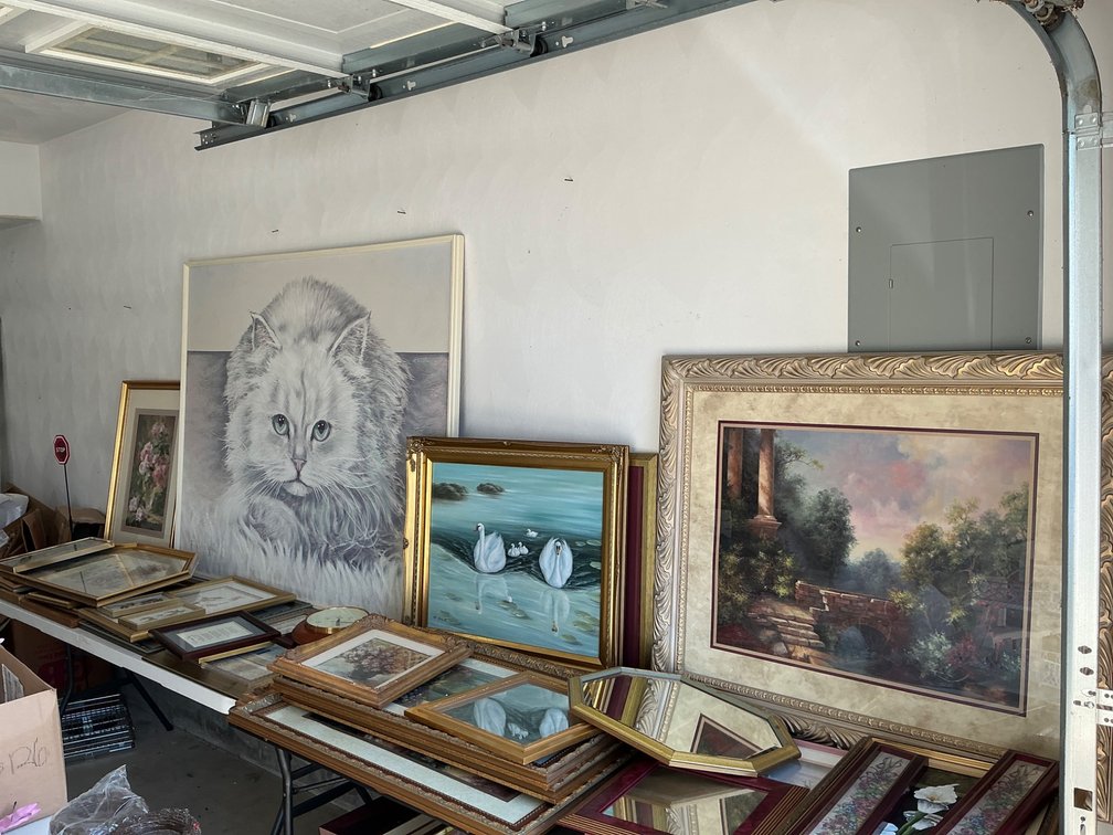 Oil-on-Canvas Paintings and Framed Prints with Various Subjects