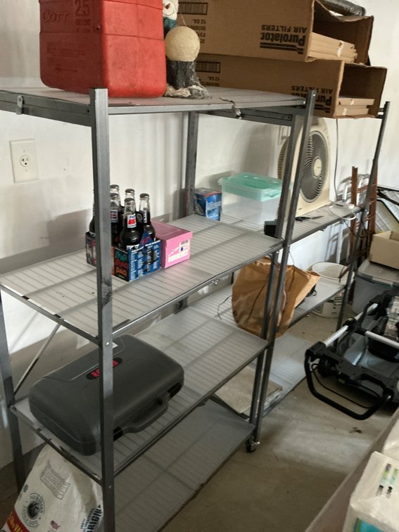 Rolling Shelving Units with Wire Shelves, 36 x 19 Inches