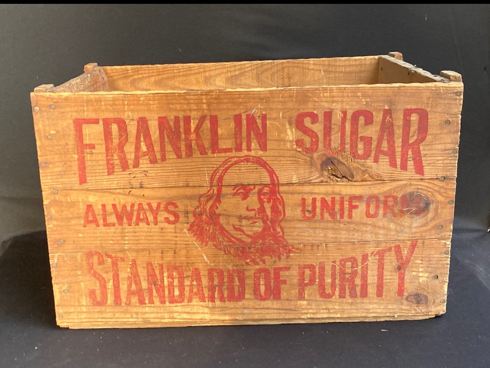 Ben Franklin Sugar Crate